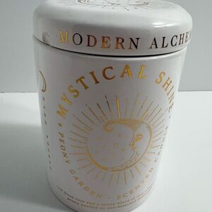 Mystical Shine Candle - White and Gold